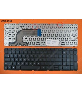 TECLADO HP 350 G1 350 G2  355 G1 355 G2 SERIES SIN MARCO 752928-001 BK WIN8 US ORIG.