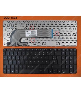 TECLADO HP PROBOOK 450 G0 G1 G2 455 G1 G2 470 G0 G1 G2 SERIES SIN MARCO 768130-071 BK SP ORIG.