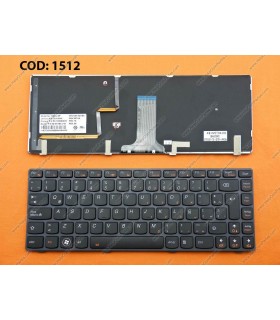 TECLADO LENOVO IDEAPAD Y480 Y480M Y480N Y480P Y485 Y485N Y485P SERIES V-133020AK BACKLIT BK LA ORIG.