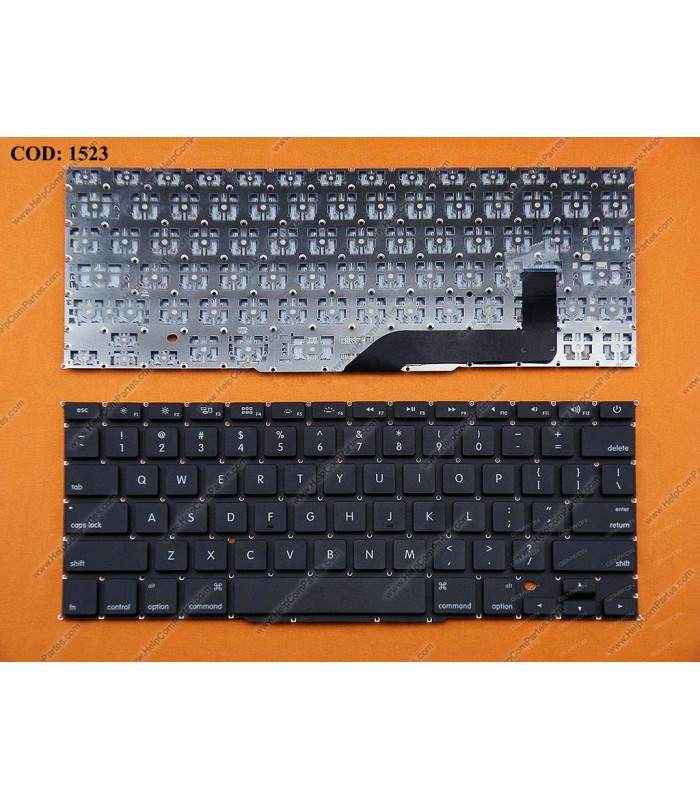 TECLADO APPLE MACBOOK PRO A1398 15" SERIES SIN MARCO PARA (BACKLIT) BK US ORIG.