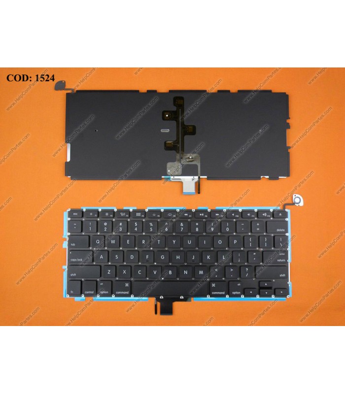 TECLADO APPLE MACBOOK PRO UNIBODY A1278 A1342 MB466 MB467 MB991 MC700 MD314 MB990 SERIES +BACKLIT BK US ORIG.