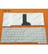 TECLADO TOSHIBA L600 L630 L635 L640 L640D L645 L645D L730 L735 SERIES SIN MARCO GLOSSY V114226CS1 WH US ORIG.