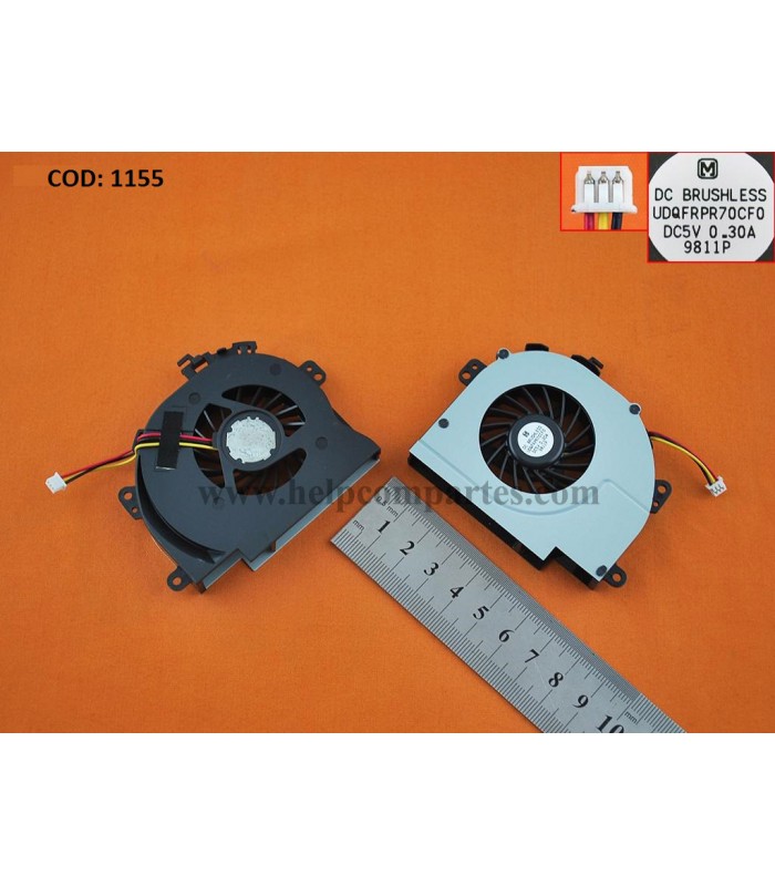 VENTI. SONY VAIO VGN-NS NS210E NS110E NS115N SERIES UDQFRPR70CF0 3PIN ORIG.