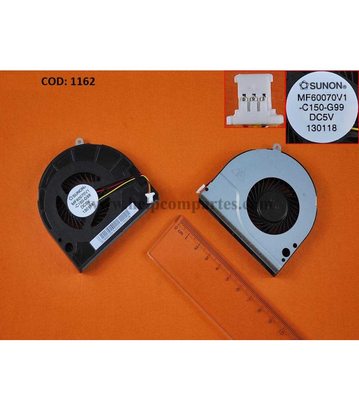 VENTI. ACER ASPIRE E1-422 E1-430 E1-470 E1-472 E1-510 E1-532 E1-570 E1-572 SERIES  23.M8EN2.001 3PIN ORIG.