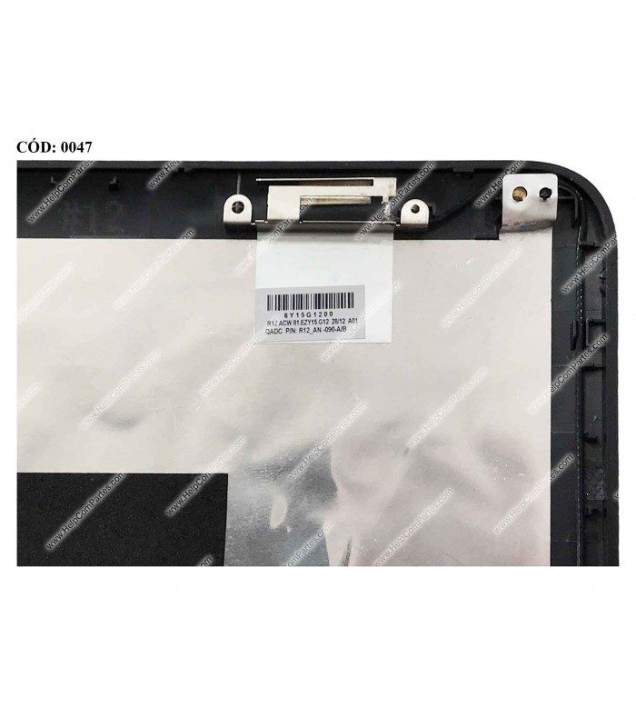 LCD COVER HP PAV. G4-1000 G4-1100 G4-1200 G4-1300 G4-1400 G4T-1000 G4T-1100 G4T-1200 SERIES 643489-001 GRIS ORIG.
