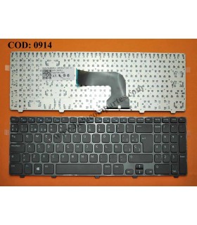 TECLADO DELL 15-3521 15-3531 15-3537 15R-5521 SERIES MARCO 0G4NGX BK SP ORIG.