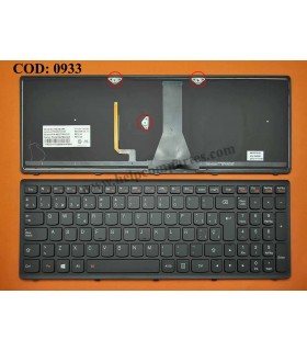 TECLADO LENOVO IDEAPAD G500C G500H G500S S500 S500C S500T Z501 Z501A Z510 SERIES BACKLIT 25214143 WIN8 BK SP ORIG.