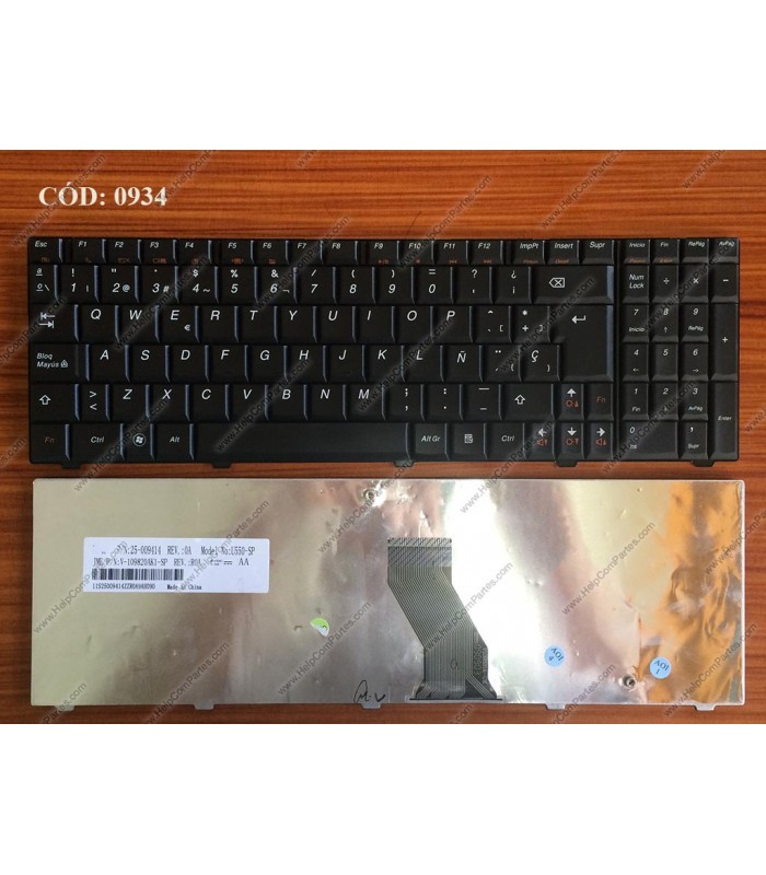 TECLADO LENOVO U550 SERIES  25-009414 BK SP ORIG.