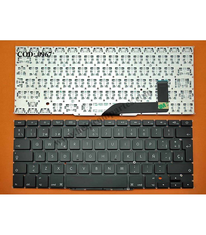 TECLADO APPLE MACBOOK PRO A1398 15" SERIES SN MARCO (NO-BACKLIT) BK SP ORIG.