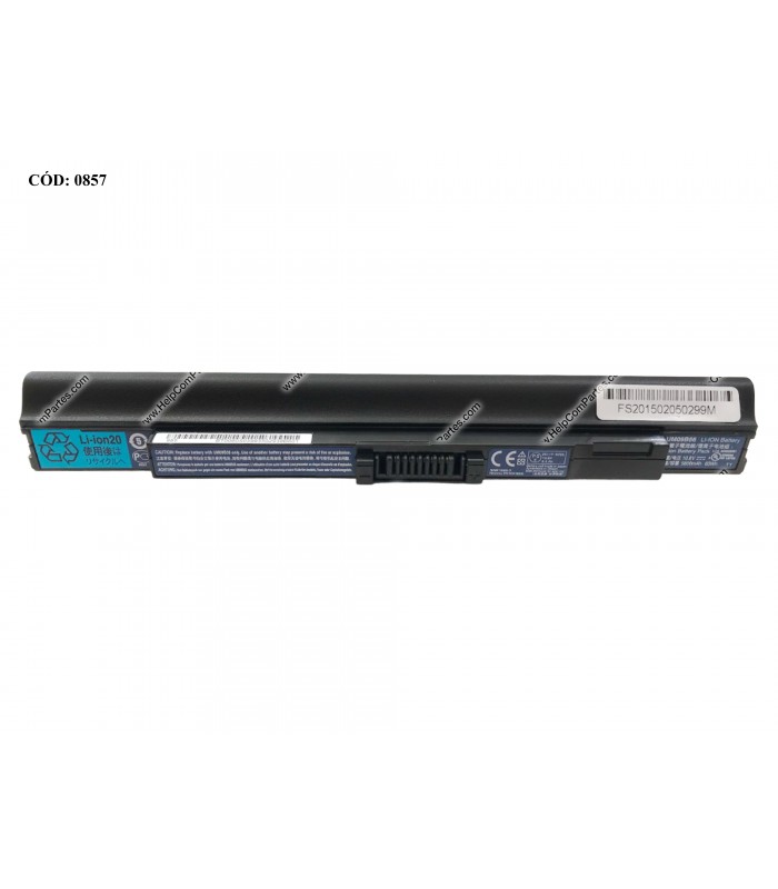 BATERIA ACER 10.8V---63WH 6C UM09B56/ASPIRE ONE 531H 751 751H SERIES NCR-B/636 OEM