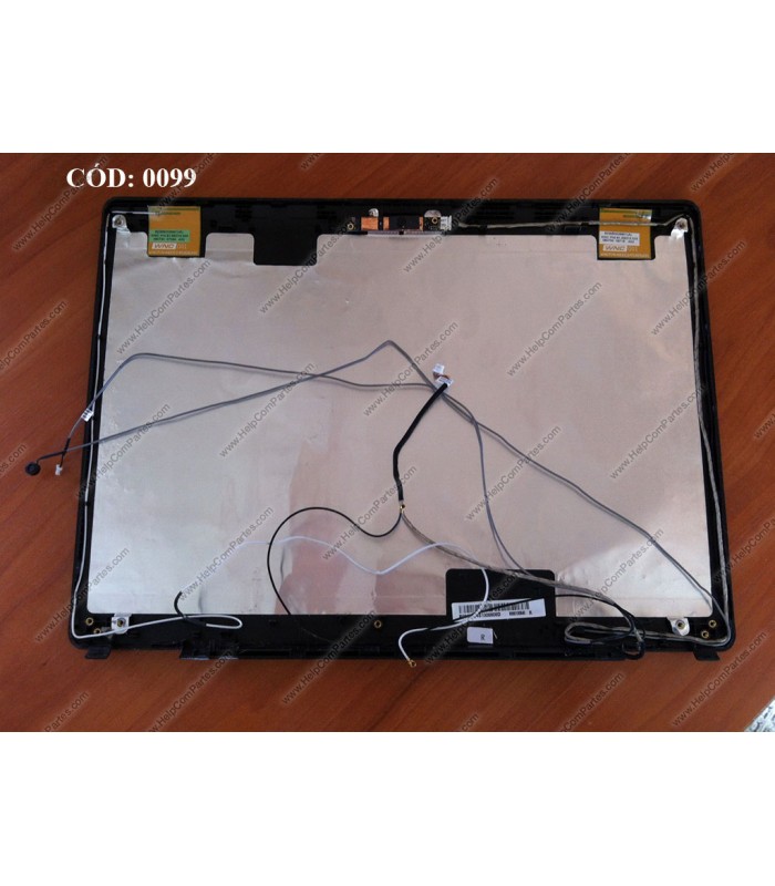 LCD COVER TOSHIBA L300 L300D L305 L355 L305D  SERIES 15.4" V000130840 AZUL- NEGRO ORIG. (DS)