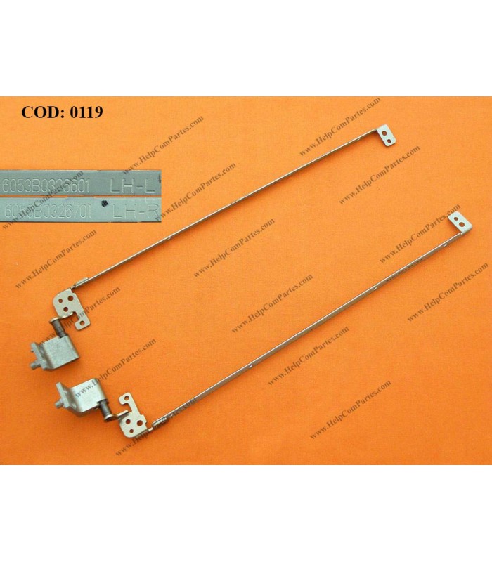 BISAGRA TOSHIBA SATELLITE L300 L300D L305 L305D SERIES 15.4" R/L 6053B0405901 6053B0406001 OEM