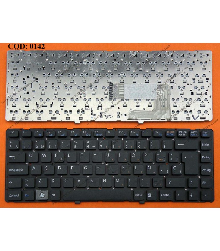 TECLADO SONY VAIO VGN-NW VGN-NW21EF VGN-NW21MF VGN-NW51FB VGN-NW50JB SERIES SIN MARCO 148738411 BK SP OEM