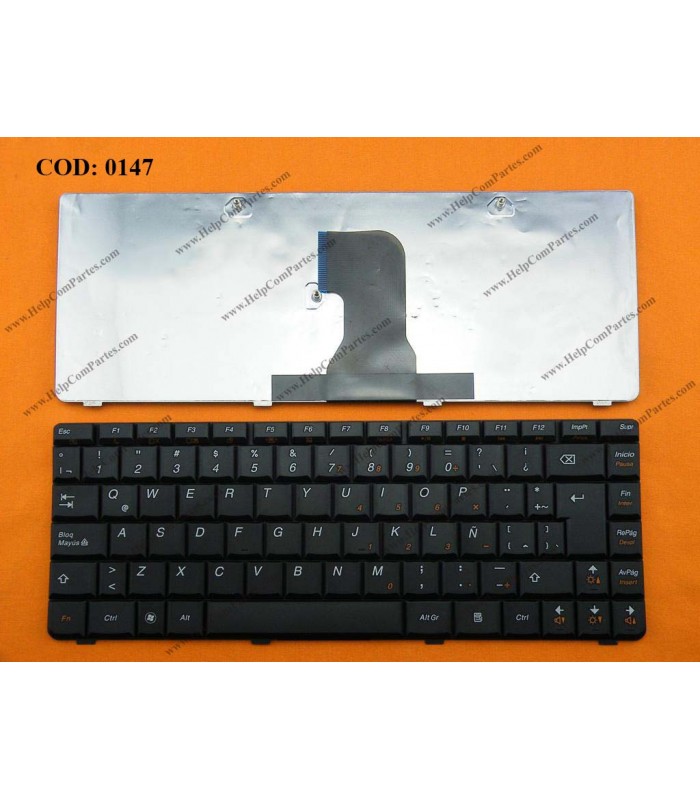 TECLADO LENOVO G460 G460A G460AL G460AX G460e G645 G465A G465AX SERIES SIN MARCO 25011279 BK LA ORIG.