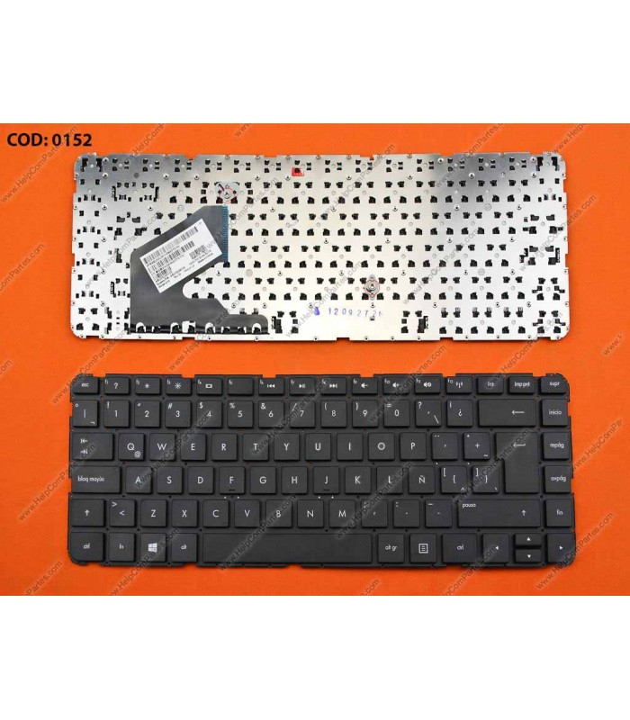 TECLADO HP SLEEKBOOK 14-B100 14Z-B100 14-B000 14Z-B000 14-C000 SERIES SIN MARCO 697904-161 BK LA ORIG.