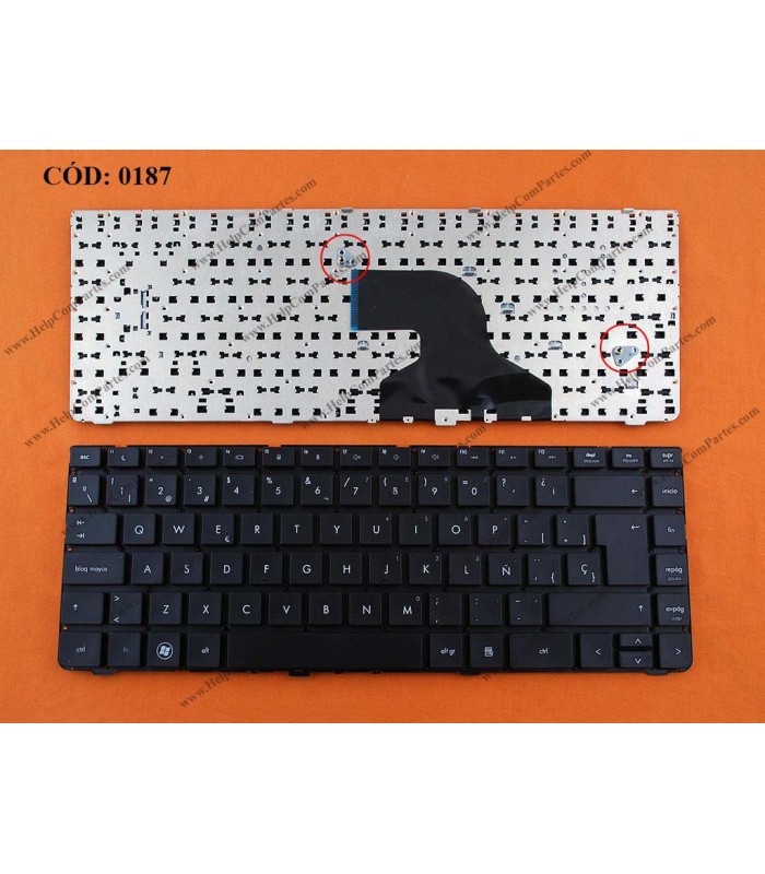 TECLADO HP PROBOOK 4330S 4331S 4430S 4431S 4435S 4436S SERIES SIN MARCO 646365-071 BK SP ORIG.