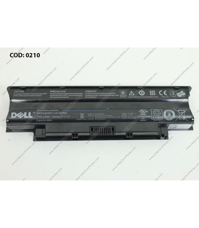 BATERIA DELL 11.1V---48WH 6C J1KND/INSPIRON 13R 14R 15R 17R M5010 N4010 N4050 N5010 N4110 N7110 SERIES 08NH55 OEM