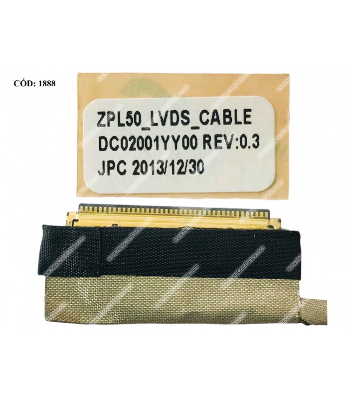 FLEX LCD HP PROBOOK 450 455 G2 SERIES 40PIN DC02001YY00 768127-001 OEM