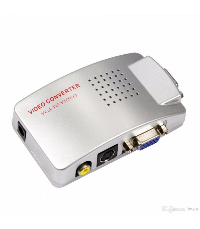 CONVERTIDOR VGA PC A TV  AV S-VIDEO