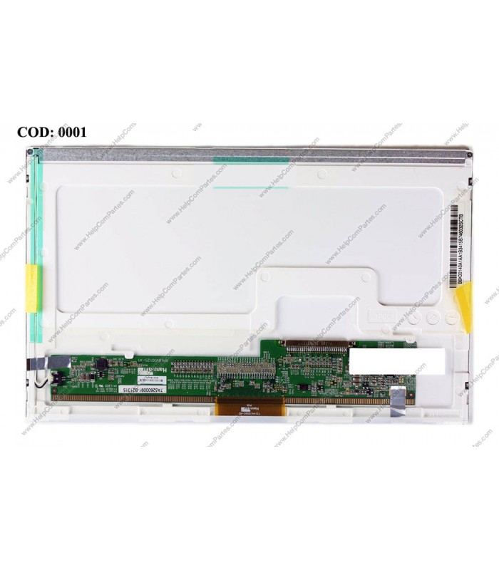 DISPLAY 10.1" 30PIN LED WSVGA (1024x600) MATTE 60Hz N-TS WLED VC.I NO BRACKETS HSD100IFW4-A00 ORIG.