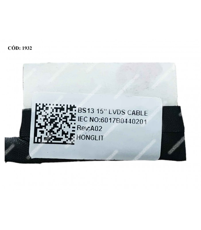 FLEX LCD HP PROBOOK 640 645 650 655 G1 SERIES 30PIN 15.6"  738695-001 / 6017B0440201 ORIG.