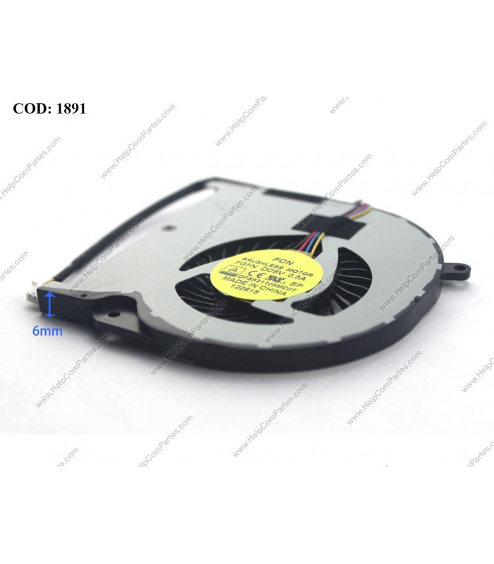 VENTI. TOSHIBA SATELLITE P55W-C P55W-C5000 L55W-C L55W-C5000 SERIES H000082100  4PIN ORIG.
