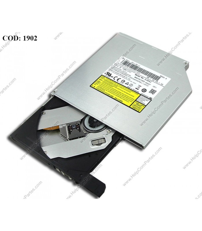 ODD DVD-WRITER. 9.5mm PANASONIC DVD+RW UJ8E2 SATA 762503-001 SLIM BEZEL BK INTER.