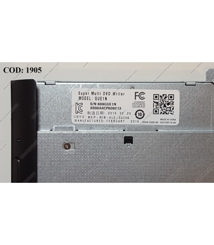 ODD DVD-WRITER. 9.0mm DVD+RW GUE1N SATA SLIM BEZEL INTER.