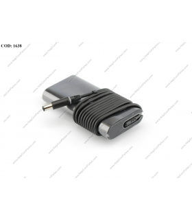 CARGADOR DELL 19.5V---4.62A 90W PIN 7.4*5.0 100-240V~ US 50-60Hz 3PRONG SIN CABLE DE PODER 06C3W2 0V3KCV 0JCF3V ORIG.