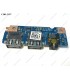 USB BD I/O W/CABLE DELL  INSPIRON 5468 5566 15 5000 5559 5759 USB/AUDIO PORT IO CIRCUIT E/S SERIES 02WMGK 2WMGK ORIG.