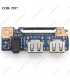 USB BD I/O W/CABLE DELL  INSPIRON 5468 5566 15 5000 5559 5759 USB/AUDIO PORT IO CIRCUIT E/S SERIES 02WMGK 2WMGK ORIG.