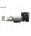 USB BD I/O W/CABLE TOSHIBA C55-B C55D-B C55T-B SERIES AUDIO/USB/LAN PORT BOARD NBX0001LU00 ORIG.