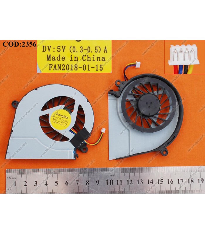 VENTI. HP PAV 14-E 15-E 15T-E 15Z-E 17-000 17-E 17Z-E SERIES 719860-001 4PIN OEM.