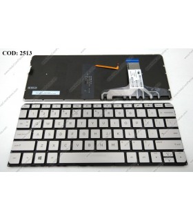 TECLADO HP SPECTRE 13-V 13- V000 13-V011DX 13- V018CA 13-V021NR 13-V100 SIN MARCO WIN8 BACKLIT US OEM