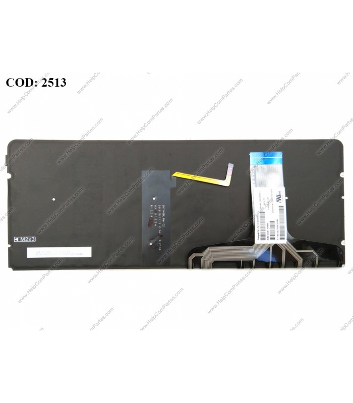 TECLADO HP SPECTRE 13-V 13- V000 13-V011DX 13- V018CA 13-V021NR 13-V100 SIN MARCO WIN8 BACKLIT US OEM