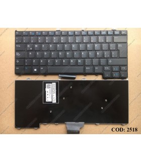 TECLADO DELL LATITUDE E7000 E7440 E7420 E7240 E7420D SERIES SIN MARCO 0FJF0G BK LA ORIG.