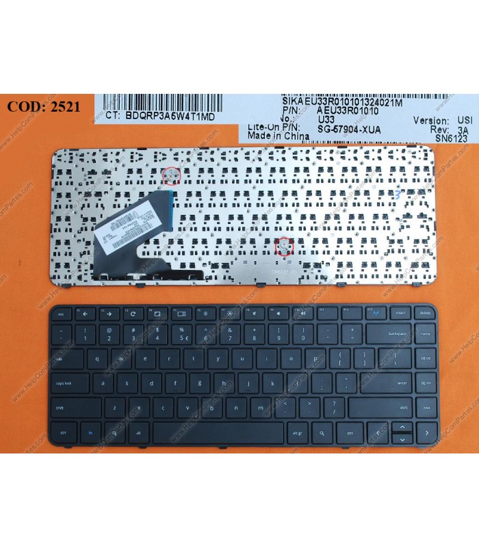 TECLADO HP PAV 14-C053CL 14-C001TU 14-C005TU 14-B SERIES 709629-001 BK US OEM