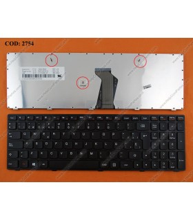 TECLADO LENOVO G400 G405 G500 G505 G700 G700A SERIES 25210924 MARCO BK WIN8 SP OEM