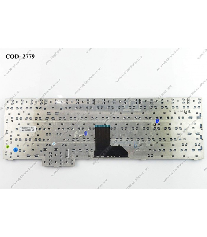 TECLADO SAMSUNG R515 R517 R523 R528 R530 P580 R618 R620 E352 E452 SERIES SIN MARCO BA59-02832A BK US ORIG.