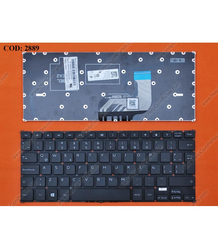 TECLADO DELL INSPIRON 11 3162 3164 3168 3169 3179 3180 SERIES SIN MARCO 0Y67TP BK LA ORIG.