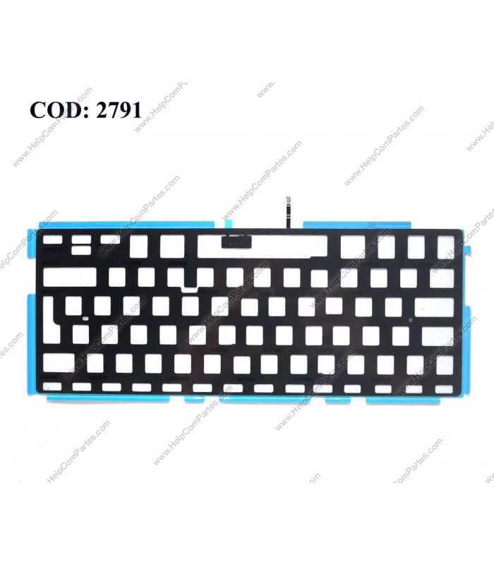 TECLADO APPLE MACBOOK PRO UNIBODY A1278 A1342 MB466 MB467 MB991 MC700 MD314 MB990 SERIES +BACKLIT BK SP ORIG.