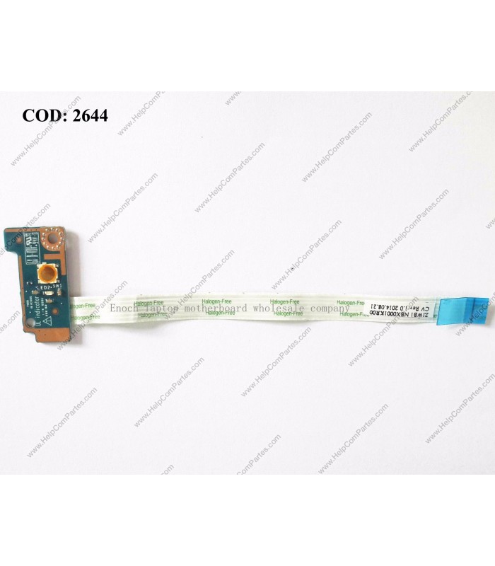 POWER BUTTON LENOVO BD W/CABLE B40-70 B41-30 B50-30 B50-70 G50-70 SERIES LS-B098P 90007354 ORIG.