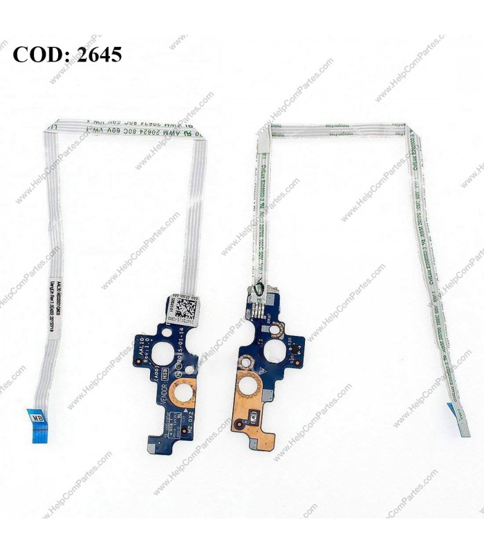 POWER BUTTON DELL BD W/CABLE INSPIRON 17-5755 17-5758 15-3458 15- 3458 15-5455 15-5558 SERIES LS-B845P 094MFG ORIG.