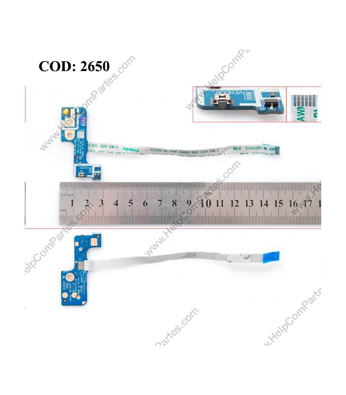 POWER BUTTON LENOVO BD W/CABLE G70-70 G70-50 G70-80 Z70-80 SERIES  PN:NS-A331 ORIG.