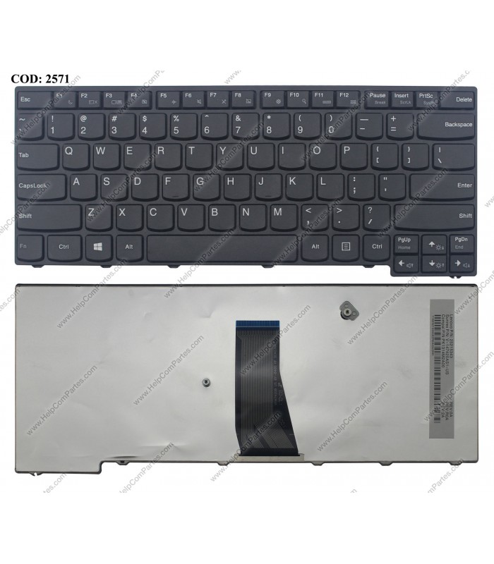 TECLADO LENOVO E40-30 E40-45 E40-70 E40-80 E40-81 E41-70 E41-80 SERIES MARCO BK 25215313 WIN8 US OEM