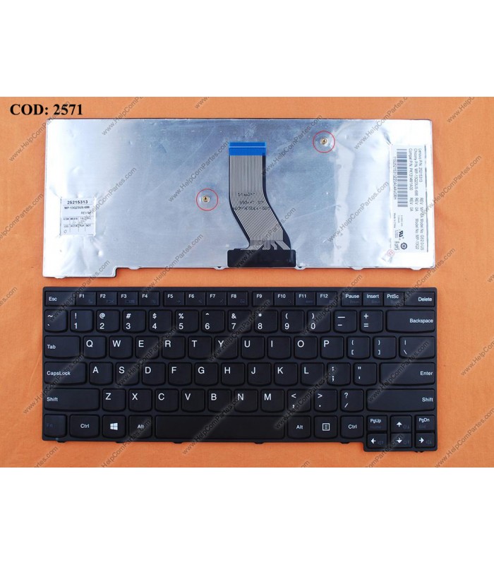 TECLADO LENOVO E40-30 E40-45 E40-70 E40-80 E40-81 E41-70 E41-80 SERIES MARCO BK 25215313 WIN8 US OEM
