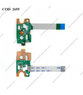 POWER BUTTON HP BD W/CABLE PAV 14-N 15-N 15T-N100 15T-N200 15Z-N100 15Z-N200 SERIES DA0U83PB6E0 732076-001 ORIG.
