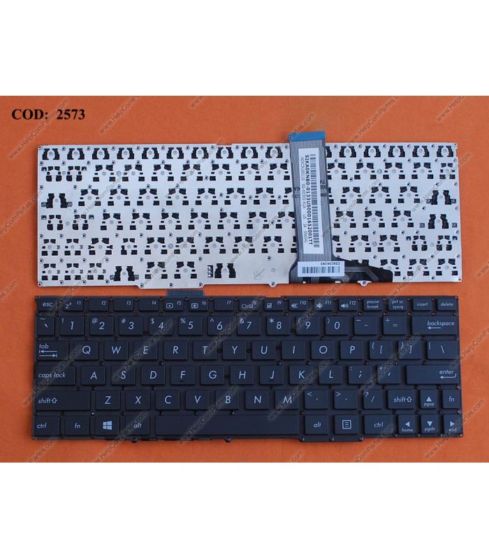 TECLADO ASUS TRANSF. BOOK T100 T100A T100TA T100TAF T100H SERIES SIN MARCO AEXC9U00110 BK US ORIG.