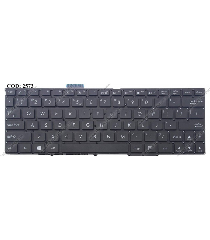TECLADO ASUS TRANSF. BOOK T100 T100A T100TA T100TAF T100H SERIES SIN MARCO AEXC9U00110 BK US ORIG.