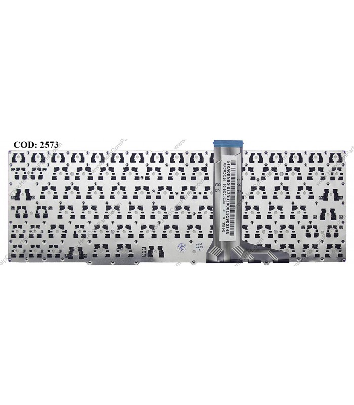 TECLADO ASUS TRANSF. BOOK T100 T100A T100TA T100TAF T100H SERIES SIN MARCO AEXC9U00110 BK US ORIG.